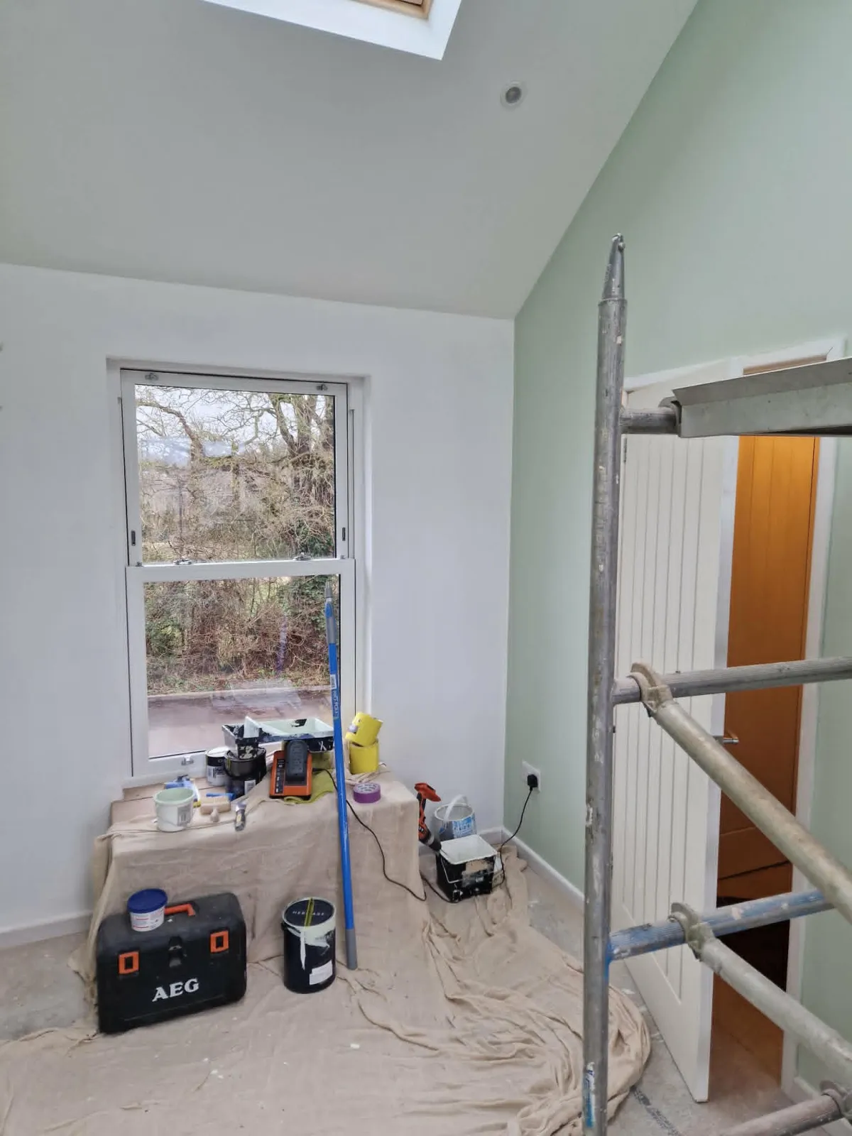 Interior painting project by Bath Painter
