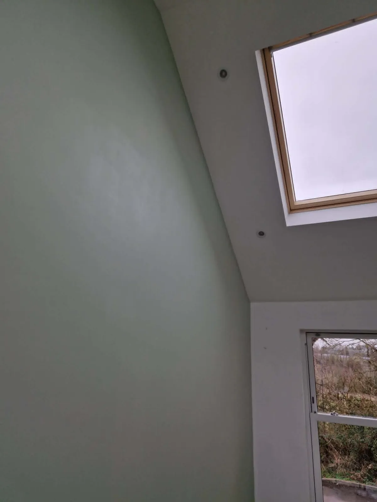 Wallpapering and painting project